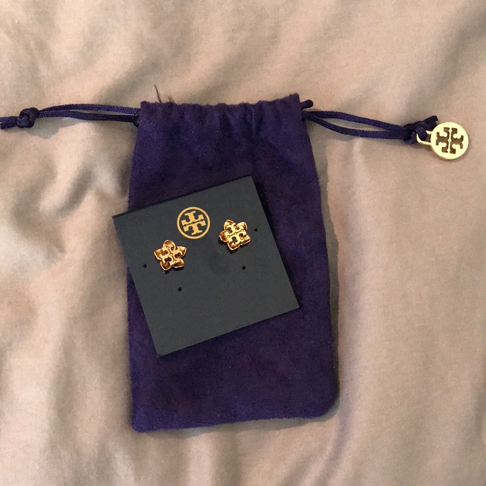 Tory Burch Cecily Flower Stud Earrings - NWOT
